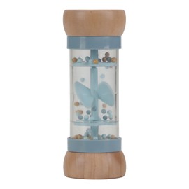 Little Dutch Forest Friends 7236 FSC Wooden Rain Rattle Grasping Toy Blue