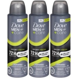 Dove Men + Care (3 )Dove Men+Care Antiperspirant Deodorant Dry Spray Sport Fresh72HR Protection
