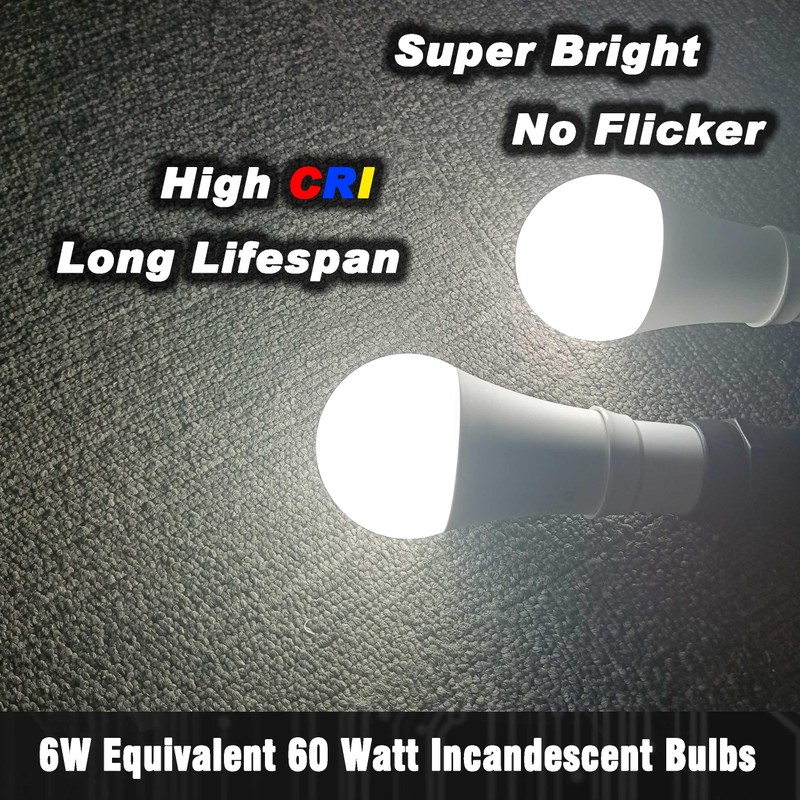 12V 24V LED Light Bulb A60 A19 50W 60Watt Halogen