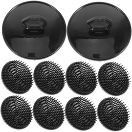 CORHAD 10Pcs Shampoo Brush Scalp Massage Brush Scalp Massaging Brush Scalp Comb Body Massager Bath Massage Brush Hair Scalp Brush Head Scrubber for Washing Hair Scalp exfoliator Bagged