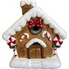 khevga Christmas Decoration Gingerbread House Terracotta LED Timer Set of