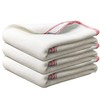 Towelogy® Pack Of 3 White Cotton Dish Cloths Extra Large