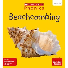 Scholastic Phonics for Little Wandle: Beachcombing (Set 13). Decodable phonic reader for Ages 4-6. Letters and Sounds Revised - Phase 5 (Phonics Book Bag Readers Non-fiction)