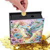 1pc Diamond Art Painting acrylic Piggy bank, DIY Flowers and
