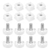 sourcing map Furniture Leveling Feet, 8 Sets 20 x 20mm