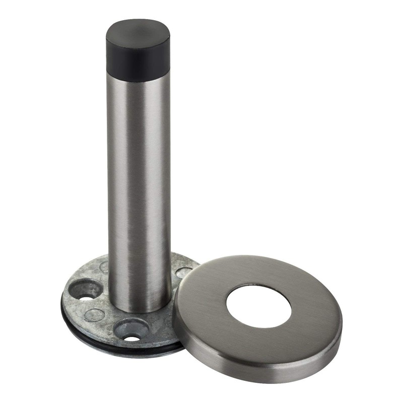 1 x Stopla® Wall Door Stopper Grande Stainless Steel Extra