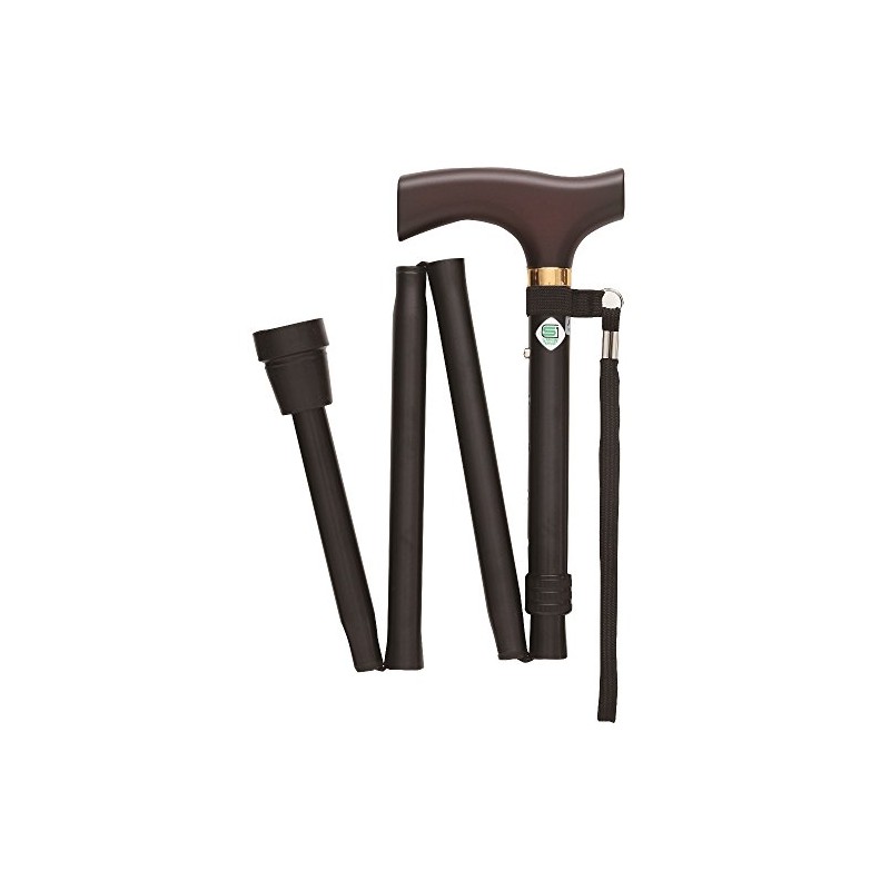 Hyacinth Home Basic Folding Cane Medium Black wb3728 [Adaptation Height 152 ~