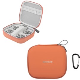 Ferbao Carrying Case for DJI NEO,Portable Storage Bag Travel Bag for DJI NEO Drone Aceessories(Orange) (For Dji Neo)