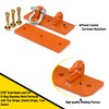 ONECHOI Tractor Bucket Hooks, Bolt On Clevis Mount with 1/2”