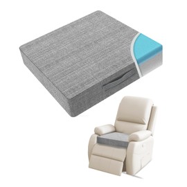 GIVANLEE Recliner Cushion for Elderly 20x20x3 inches,Memory Foam Seat Cushion Soft and Comfy for Long Sitting on Recliner Chair,Couch,Armchair,or As Floor Pillow,Extra Large Chair Pad