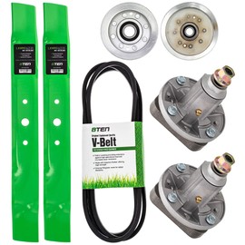 8TEN Deck Rebuild Kit for John Deere Sabre Scotts 42 inch L100 L110 L118 L111 L108 L105 L107 Blade Spindle Belt Idler
