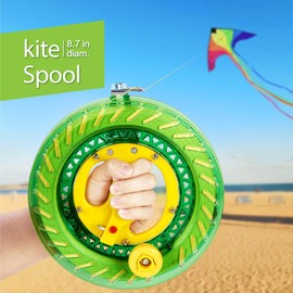CHIEON ZOE Kite String Lockable Kite Wheel Heavy Duty Reel Winder Spool 8.7" (Dia) 1400 Ft Line