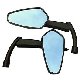 MotorToGo 1Pair Black Blade Sickle Grim Reaper Scythe Motorcycle Mirrors Compatible for 2017 Victory Magnum X-1