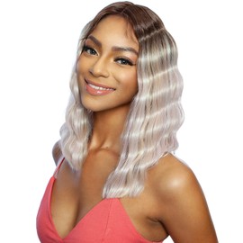 Mane Concept Melanin Queen Human Hair Mix Lace Wig - MLCP203 TAYLOR CRIMP (SR1B/30)