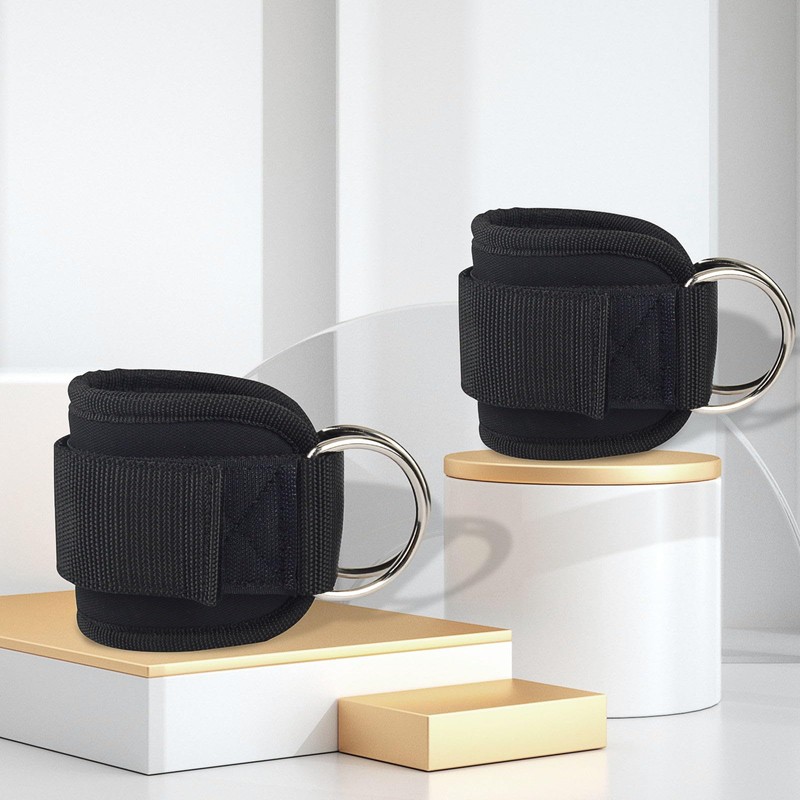 2Pcs Gym Ankle Strap Cable Attachment, Ankle Straps for Cable