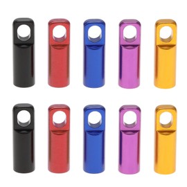 10 Pieces Presta Valve Caps for Mountain Bike Road Bike Aluminium Alloy Tyre French Style Dust Cover 2 Pieces Each Color