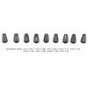 9 Piece ER8 Collet Chuck, High Precision CNC Engraving Machine,