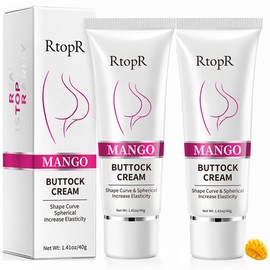 Crema para mejorar los glúteos: Biokusy Mango, crema sexy para levantar los glúteos, mejora la flacidez, la flacidez y el plano, consigue unos glúteos firmes. Adecuado para todas las mujeres