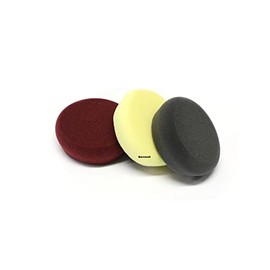 Barnwell 3pc 4" 100mm Spot Foam Pad Set Finishing Polishing Cutting Detailing