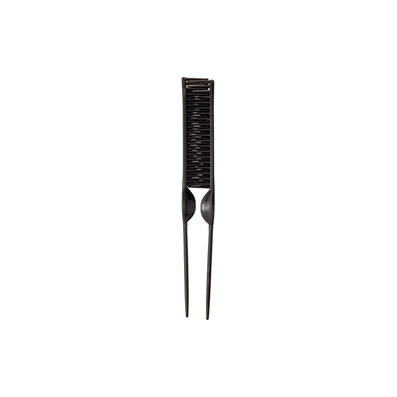 CocoBlack Naturals Peine de estilo de 3 filas para desenredar,