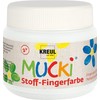 Eduplay ''Mucki Finger Paint Textile White 150 Ml'', Multi Colour
