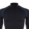 Men's High Elastic Compression Shirts Long Sleeves Sports Top for