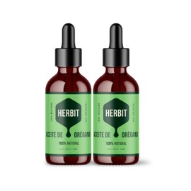 Kit 2 Aceites de Orégano Orgánico 80% Carvacrol – Frasco 30 ml con Gotero (30 ml, Orégano - Oliva)