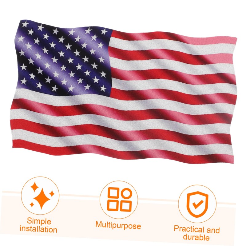 FUNOMOCYA American Flag Car Magnets Pcs Stickers Car Decals for