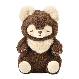 Ribuhao 88202-37 Huggy Animals Hugging Pillow, Small Size, Total Length: Approx. 7.1 inches (18 cm), Fluffy, Fluffy, Fluffy, Moko Bear