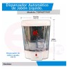 Seguridad Total Despachador De Jabon Liquido Para Manos Automatico V2
