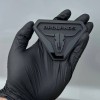 UsaStandard 2x Car Fender Badlands Long Horn Emblem Badge Black