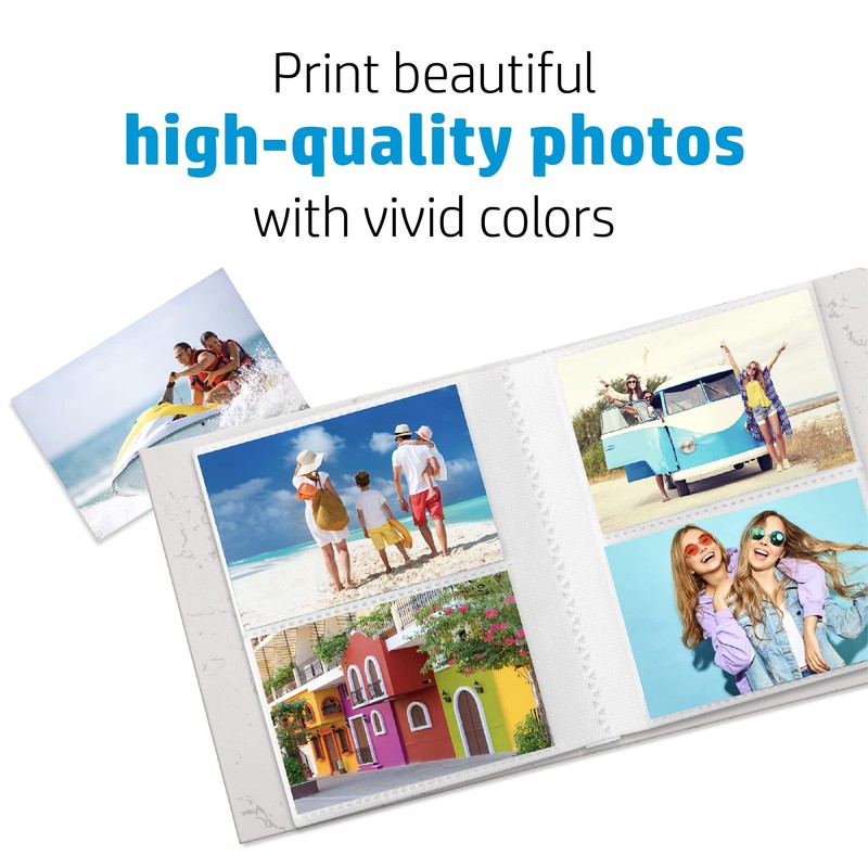 HP Matte Photo Paper, 4x6 in, 25 sheets (6QH46A)