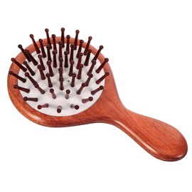 TOVINANNA Air Bag Massage Comb Brush Soft Hair Brush for Women Girls Red Sandalwood Mini Styling Comb