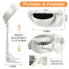 KOSGHO Portable Range Hood Exhaust Fan, 3 Speeds, Adjustable Height