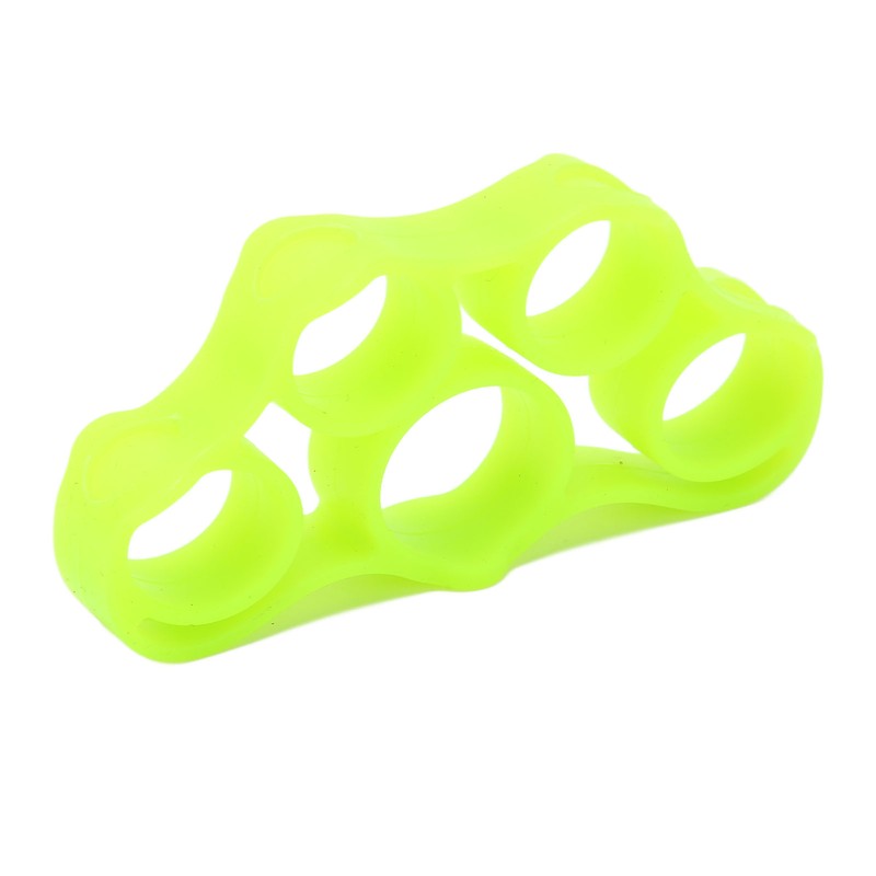 10Pcs Finger Exerciser 6.6LB Green Soft Flexible Silicone Portable Skin