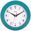 Equity by La Crosse 25020 Analog Wall Clock 8", Teal Blue