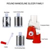 Ourokhome Vegetable Mandoline Slicer Chopper- Rotary Cheese Grater with 3