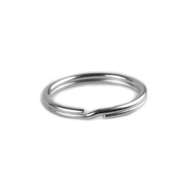 Key Rings Split Steel Nickel Plated (Silver Colour) - in Packs of 100 (20mm)