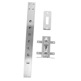 minkissy Barber Chair Lift Accessories Barber Chair Accessory Headrest Bracket Headrest Attachment Stainless Steel Silver