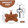 Dog Poop Bag Dispenser Leather Poop Bag Holder Dog Waste