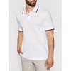 Armani Exchange Men's Double Stripe Polo Shirt, (White 1100), X-Small
