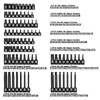 MIXPOWER 3/8" Drive Master Hex Bit Impact Socket Set, Solid