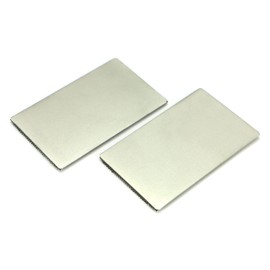 Sharp Patch - Diamond Sharpener Utility Patch. for Knife, Axe, Tool and Fishing Hook Sharpening. ‘Hook’ Type Fastener Rear. Credit Card Size with Universal #1000 fine grit. UK-Made. (2 Pack)