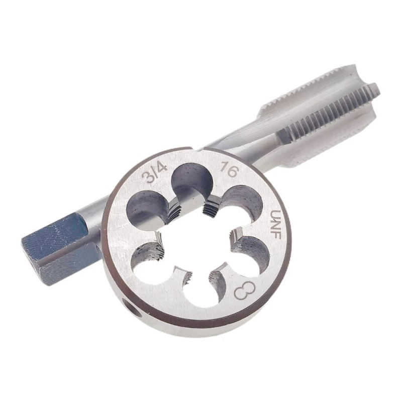 3/4-16 UNF Tap Die Set Right Hand 3/4-16 Thread 3/4X16
