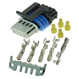 Ballenger Motorsports - 4 way GT 150 3.5mm Centerline male connector Kit Replacement for some GM truck ignition coils (index keyway)