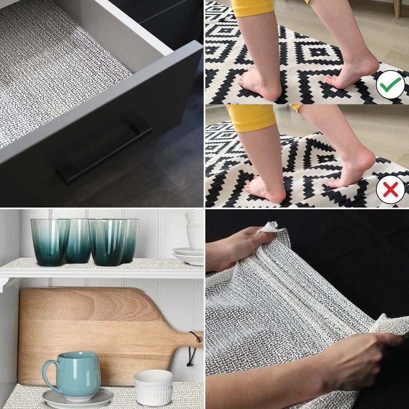 ECOMAT Non-Slip Mat - Extra Non-Slip Carpet Underlay, Non-Slip -