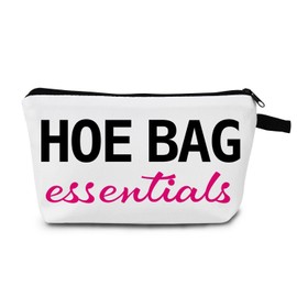 MoCaliduccious Funny Retirement Cosmetic Bag Hostess Gift Ideas Cool Gifts for Women Makeup Bag Portable Storage Organizer Weekend Overnight Fun Makeup Travel Toiletry Bag Zipper Pouch (White)