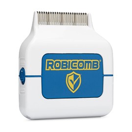 LiceGuard RobiComb Electric Head Lice Comb | Lice & Eggs Zapping Tool Blue