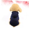 WOONEKY Dog Warmth Coat Pockets Customes for Pet Autumn Warmth