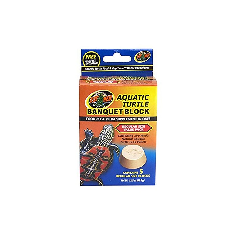 Zoo Med Banquet Block Aquatic Turtle Food